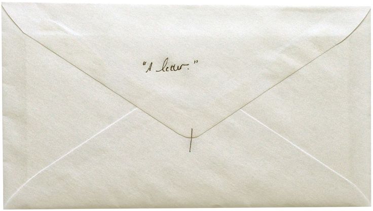 handwritten letter